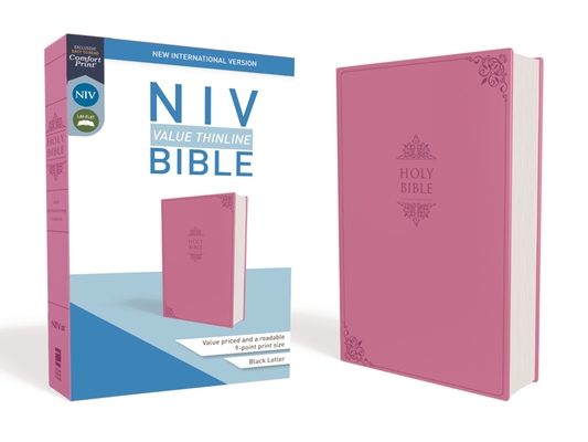 NIV, Value Thinline Bible, Imitation Leather, Pink Cover Image