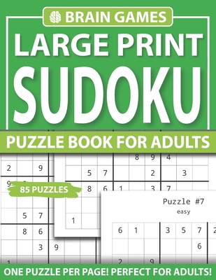large print sudoku puzzle book for adults one puzzle per page easy to hard sudoku puzzles book for adults and seniors large print paperback skylight books