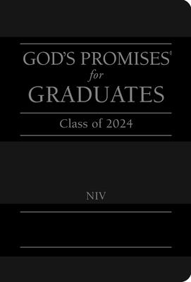 God's Promises for Graduates: Class of 2024 - Black NIV: New International Version Cover Image