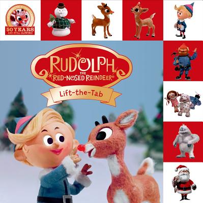Rudolph the Red-Nosed Reindeer Lift-the-Tab (Lift-the-Flap Tab Books) By Roger Priddy Cover Image
