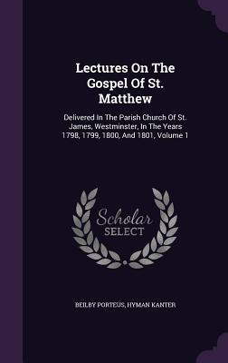 Cover for Lectures on the Gospel of St. Matthew