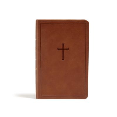 CSB Personal Size Bible, Brown LeatherTouch By CSB Bibles by Holman Cover Image