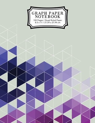 Graph Paper Notebook: Purple Grid Boxes Grid Paper Composition Notebook, Graphing Paper, Quad Ruled Cover Image
