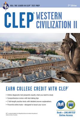 Clep(r) Western Civilization II Book + Online (CLEP Test Preparation)