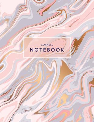 Cornell Notebook: Pink Marble - 120 White Pages 8.5x11