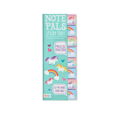 Note Pals Sticky Note Tabs - Magical Unicorn (1 Pack) By Ooly (Created by) Cover Image