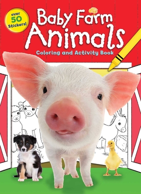 Baby Farm Animals Coloring and Activity Book (Coloring Fun) Cover Image