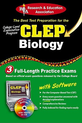 CLEP Biology (Rea) - The Best Test Prep for the CLEP Exam: With Rea's Testware [With CDROM] Cover Image