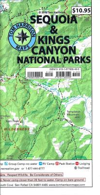 Sequoia & Kings Canyon National Parks (Tom Harrison Maps) By Tom Harrison Cover Image