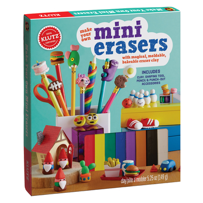Make Your Own Mini Erasers Kit: With Magical, Moldable, Bakeable Eraser Clay By Klutz (Created by) Cover Image