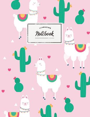 Notebook: Llamazing llama notebook ★ Personal notes ★ Daily diary ★ Office supplies 8.5 x 11 - big notebook 15 Cover Image