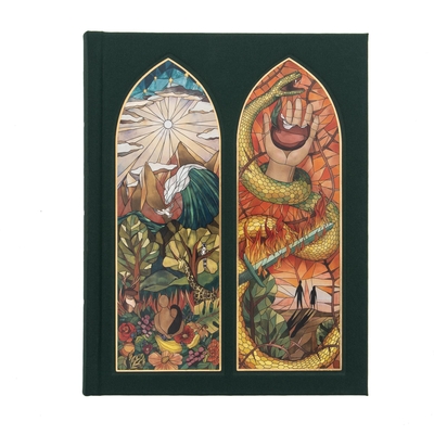 CSB Notetaking Bible, Stained Glass Edition, Emerald Cloth Over Board By CSB Bibles by Holman Cover Image