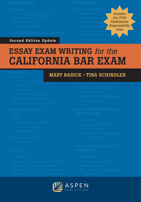 Essay Exam Writing for the California Bar Exam (Bar Review) By Mary Basick, Tina Schindler Cover Image