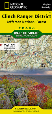 Clinch Ranger District Map [Jefferson National Forest] (National Geographic Trails Illustrated Map #793)