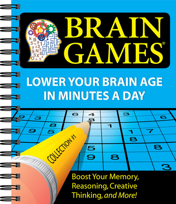 Brain Games #1: Lower Your Brain Age in Minutes a Day (Variety Puzzles): Volume 1 Cover Image