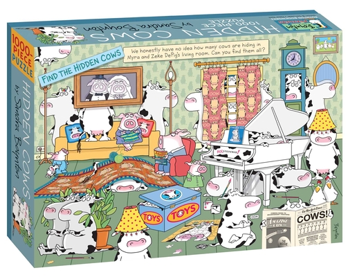 Hidden Cows: 1000-Piece Puzzle (Boynton for Puzzlers ) By Sandra Boynton, Sandra Boynton (Illustrator) Cover Image