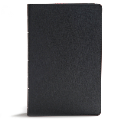 KJV Giant Print Reference Bible, Black Genuine Leather Cover Image