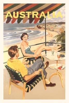 Vintage Journal Couple In Australia Travel Poster By Found Image Press (Producer) Cover Image
