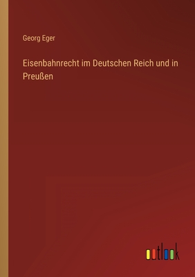 Eisenbahnrecht im Deutschen Reich und in Preußen Cover Image