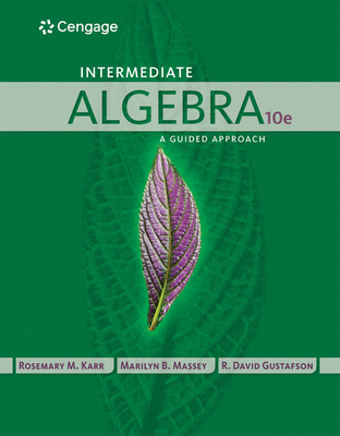 Intermediate Algebra: A Guided Approach Cover Image