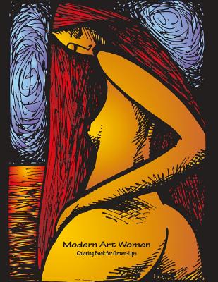 Modern Art Women Coloring Book for Grown-Ups 1
