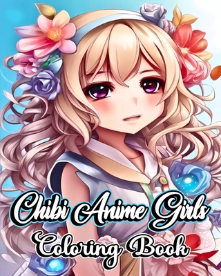 Anime Girls Coloring Book (Paperback)