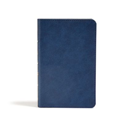 CSB Personal Size Bible, Navy LeatherTouch By CSB Bibles by Holman Cover Image