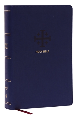 Nkjv, End-Of-Verse Reference Bible, Personal Size Large Print, Leathersoft, Blue, Red Letter, Comfort Print: Holy Bible, New King James Version cover