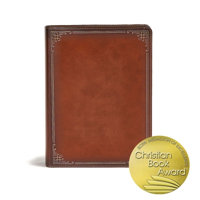CSB Ancient Faith Study Bible, Tan LeatherTouch Cover Image