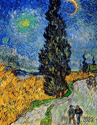 Vincent van Gogh Tagesplaner 2020: Landstraße in der Provence bei Nacht - Agenda Planer 2020: Top organisiert durchs Jahr! - Planer Kalender 2020 mit Cover Image