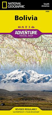 Bolivia Map (National Geographic Adventure Map #3406) By National Geographic Maps - Adventure Cover Image