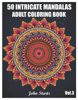 Mandala Coloring Book: Stress Coloring Books For Adults: 50