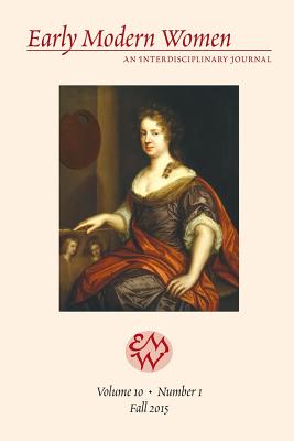Early Modern Women Journal v.10.1 Cover Image