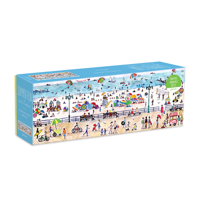 Michael Storrings Summer Fun 1000 Piece Panoramic Puzzle By Galison, Michael Storrings (By (artist)) Cover Image