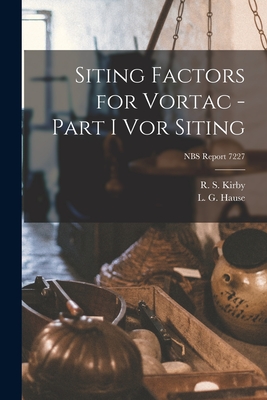 Siting Factors for Vortac - Part I Vor Siting; NBS Report 7227 Cover Image