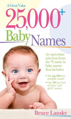 25,000+ Baby Names Cover Image