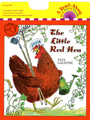 The Little Red Hen Book & Cd (Paul Galdone Nursery Classic) Cover Image