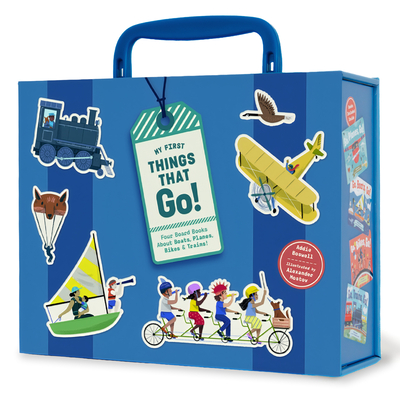 My First Things That Go: A Box Set of 4 Toddler Board Books: Boats, Planes, Bikes, and Trains for Toddlers 1-3 (Things That Go Series #5)