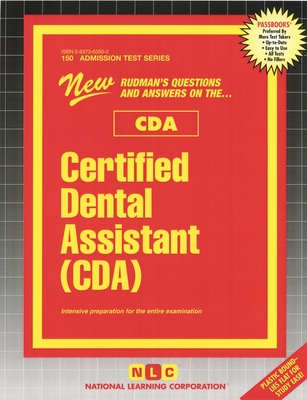 CERTIFIED DENTAL ASSISTANT (CDA): Passbooks Study Guide (Admission Test Series (ATS)) By National Learning Corporation Cover Image