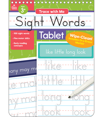 Trace with Me Sight Words Tablet [With Dry-Erase Pen]