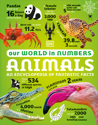 Our World in Numbers Animals: An Encyclopedia of Fantastic Facts (DK Oour World in Numbers) By DK Cover Image