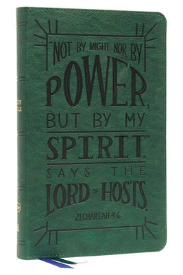 Nkjv, Thinline Youth Edition Bible, Verse Art Cover Collection, Leathersoft, Green, Red Letter, Comfort Print: Holy Bible, New King James Version By Thomas Nelson Cover Image