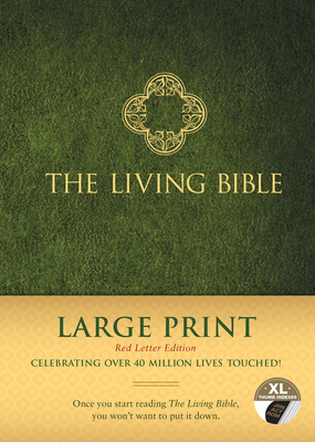 The Living Bible Large Print Red Letter Edition By Tyndale (Created by) Cover Image