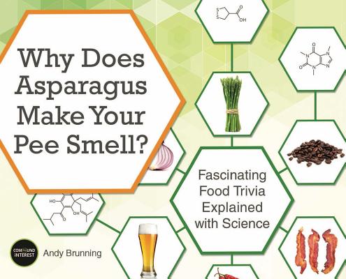 Why Does Asparagus Make Your Pee Smell?: Fascinating Food Trivia Explained with Science (Fascinating Bathroom Readers) Cover Image