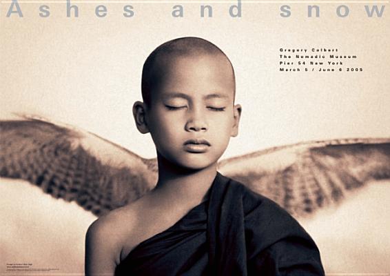 Winged Monk New York Exhibition (Giant Poster): New York Exhibition (Giant Poster) (Ashes and Snow Posters) By Gregory Colbert (Photographer) Cover Image