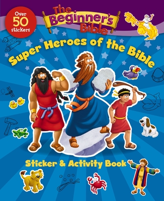 The Beginner's Bible Super Heroes of the Bible Sticker and Activity Book By The Beginner's Bible Cover Image