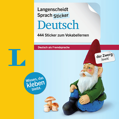 Langenscheidt Sprachsticker Deutsch (Langenscheidt Language Stickers German): 444 Sticker Zum Vokabellernen Cover Image