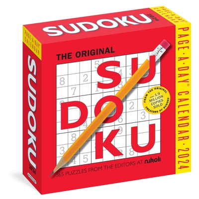 Original Sudoku Page-A-Day Calendar 2024: 366 Puzzles From the Editors at Nikoli