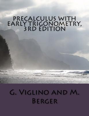 Precalculus with early trigonometry 3rd edition Cover Image