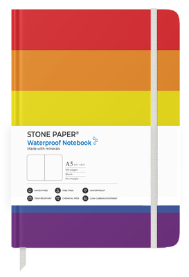 Stone Paper Rainbow Blank Notebook Cover Image
